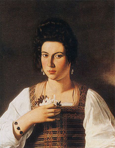 Portrait of a Courtesan Caravaggio